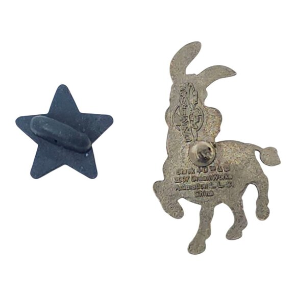 Universal Studios Orlando 2007 Donkey Shrek 4D Ride Pin Pinback Dreamworks - Picture 2 of 7